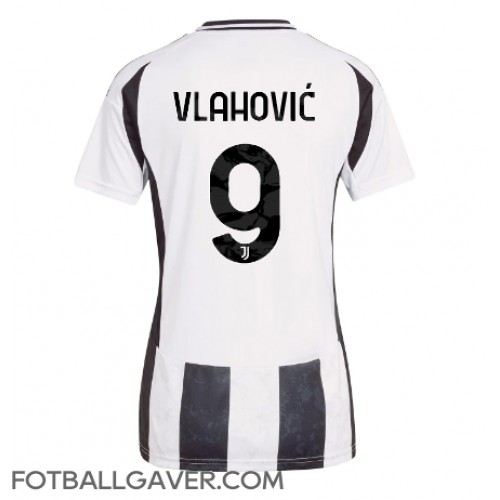 Juventus Dusan Vlahovic #9 Fotballklær Hjemmedrakt Dame 2024-25 Kortermet Juventus Dusan Vlahovic #9 Fotballklær Hjemmedrakt Dame 2024-25 Kortermet